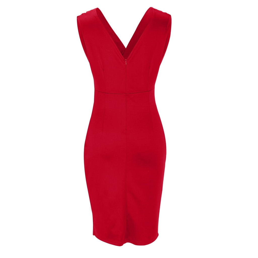 Damekjole Tekstilblanding | Slim Fit Formel Maxikjole | Lang Silhuet til Bryllupper & Formelle Begivenheder | Vanero