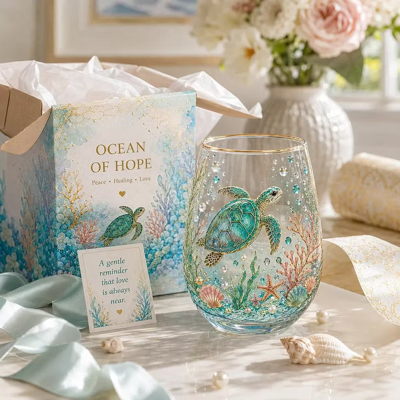 Dekorativt Drikkeglas | Blomstermønster & Filigranlignende Detaljer | Formet Glas Til Borddekoration & Servering Af Drikke | Vanero