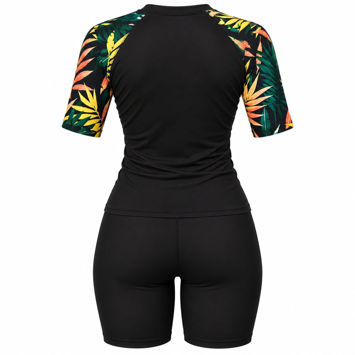 Dame Sport Badetøj Nylon Spandex | Todelt Sæt med Top og Shorts | Fleksibelt Design til Strand og Vandsport | Vanero