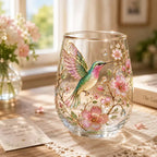 Dekorativt Drikkeglas | Blomstermønster & Filigranlignende Detaljer | Formet Glas Til Borddekoration & Servering Af Drikke | Vanero