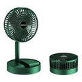 Bærbar Ventilator | Foldbar USB-Genopladelig Ventilator Med Justerbar Højde Og 180° Rotation | Bord Og Rejse | Vanero