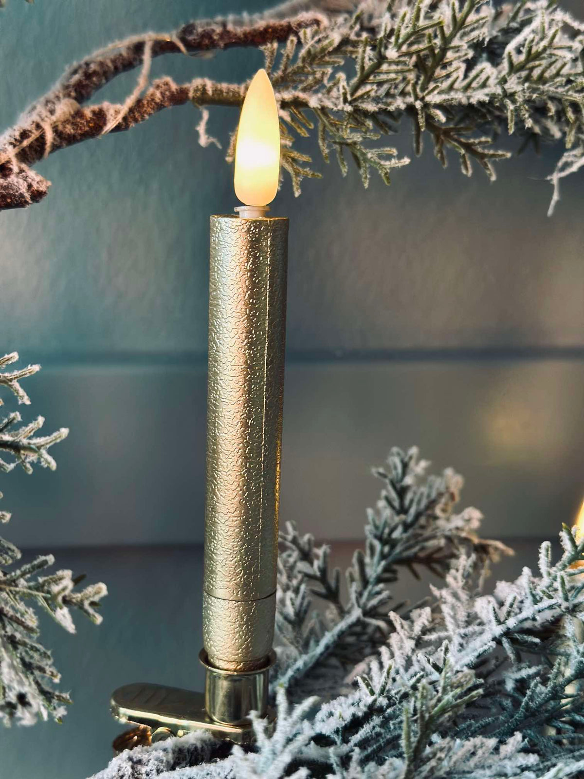 LED Juletræslys | 10 Stk med Fjernbetjening | Timerfunktion  Juledekoration | Vanero