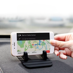 Dashboard-Telefonholder | Skridsikker Silikonebund & Fastgørelse Uden Lim | Kompakt Smartphone-Holder Med 1,2 cm Spalte | Vanero