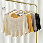 Dame Strikket Cover Up Top | Let Is Silke Shrug Til Ærmeløse Toppe Og Badetøj | Vanero