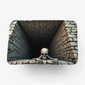 Halloween Dørmåtte | Polyesterfiber Med 3D-Optisk Illusion | Rektangulær 40 × 60 cm Gulvmåtte Til Indendørs Indgange | Vanero
