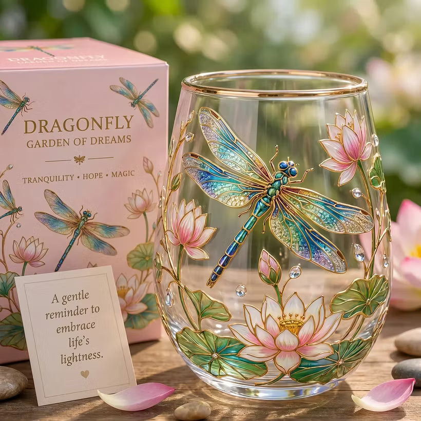 Dekorativt Drikkeglas | Blomstermønster & Filigranlignende Detaljer | Formet Glas Til Borddekoration & Servering Af Drikke | Vanero
