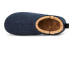 Herre Vinter Sutsko i Fleece | Sherpa-For & Memory Foam Indersål | Skridsikkert Indendørs Fodtøj Til Hjemmet | Vanero
