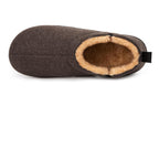 Herre Vinter Sutsko i Fleece | Sherpa-For & Memory Foam Indersål | Skridsikkert Indendørs Fodtøj Til Hjemmet | Vanero