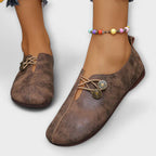 Dame Loafers Syntetisk Læder | Slip On Fodtøj Med Polstret Indersål | Til Hverdag & Formelle Outfitkombinationer | Vanero