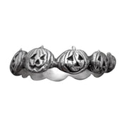 Græskarring Legeringsmetal | Justerbar Pasform Ring | Halloween Inspireret Design Til Temafester & Cosplay | Vanero
