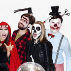 Halloween Horror Hårbøjle | Kunstig Økse & Sav Med Blodeffekt | Kostumetilbehør Til Halloween, Temafester & Cosplay | Vanero