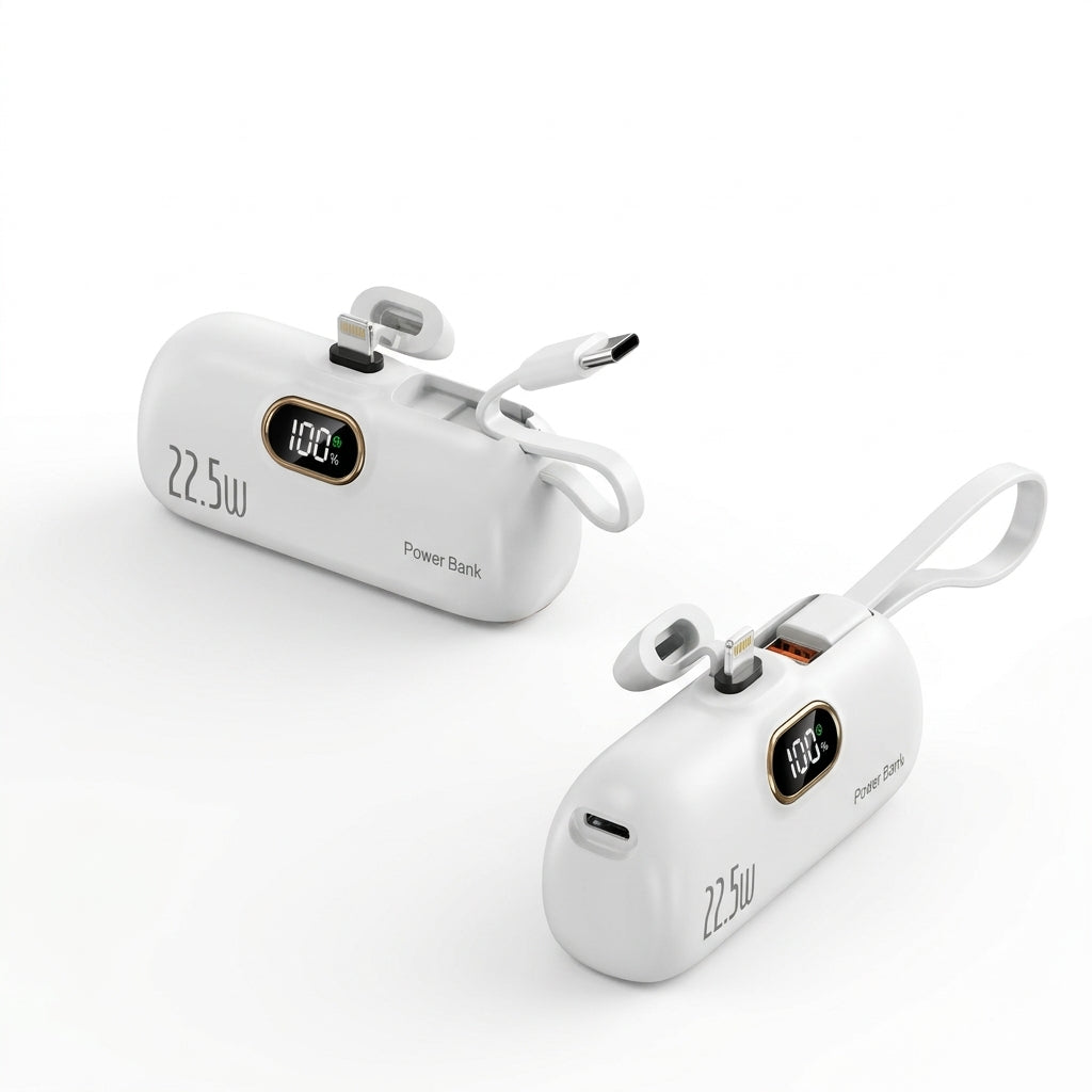 Bærbar USB | Kompakt Rejseadapter  | Strøm Til Smartphones Tablets & USB-Enheder | Vanero