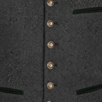 Herre Traditionel Vest | Klassisk Design Med Knaplukning | Tekstilvest Til Festivaler, Festlige Anledninger & Hverdagsbrug | Vanero