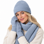 Vinter Sæt i Kasmir | Blød Strikket Konstruktion & Koordineret Design | Casual Tøjsæt Til Hverdag, Hjem & Fritid | Vanero
