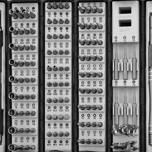 16-i-1 Præcisionsskruetrækkersæt | Magnetisk Bitholder & Udskiftelige Bits | Kompakt Værktøj Til Elektronik & Møbler | Vanero