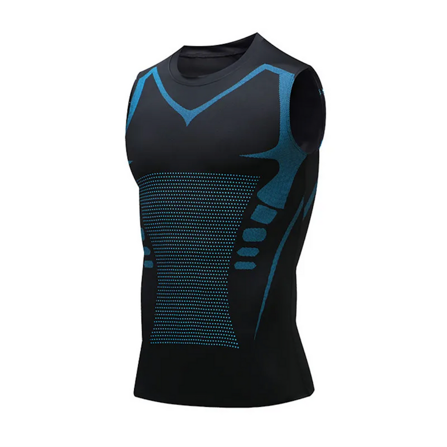 Kompressionsvest Herre Nylon Spandex | Tætsiddende Træningsvest | Fleksibelt Stretchmateriale til Træning og Hverdagsbrug | Vanero
