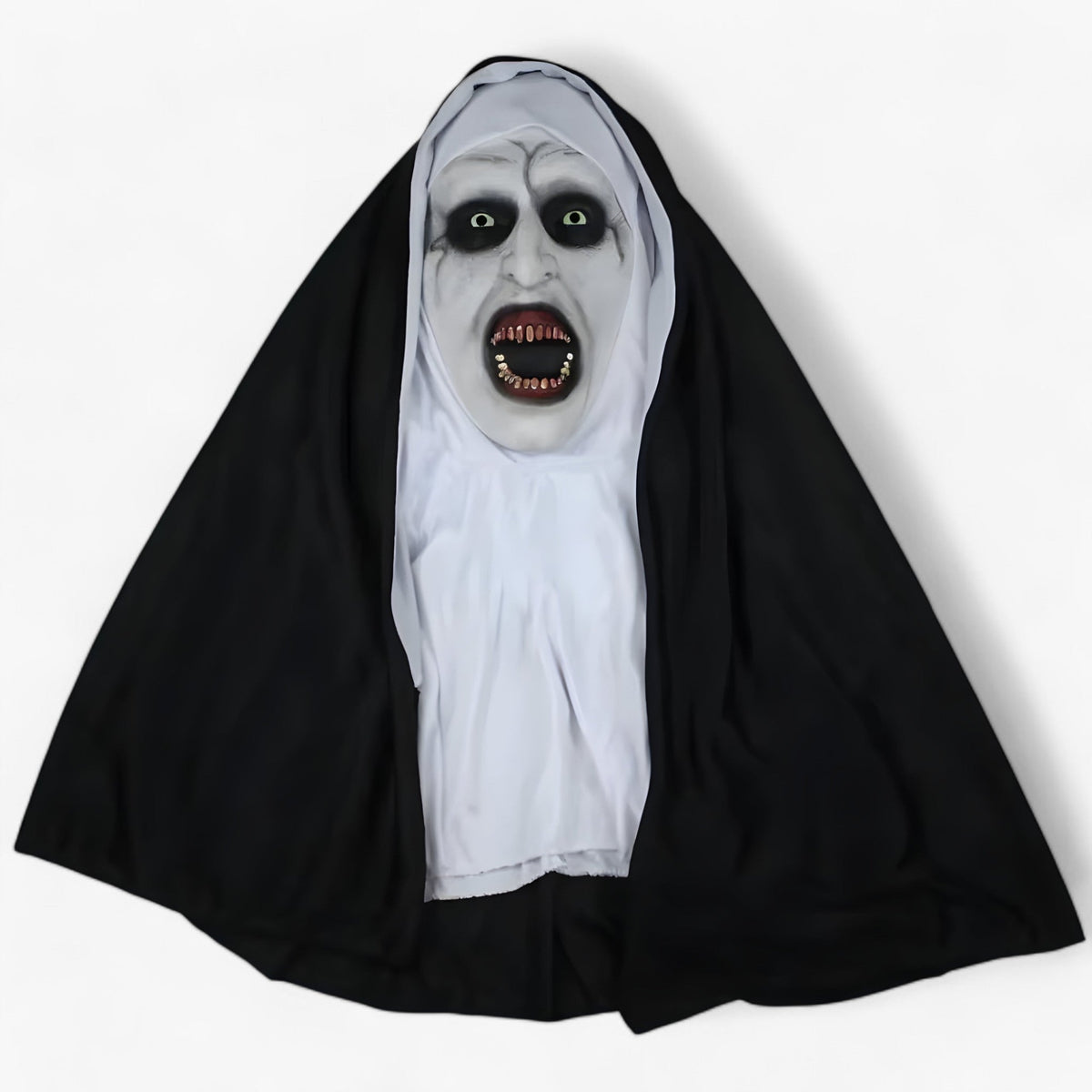 LED Nonnemaske | Oplyst Ansigtsdesign & Justerbar Rem | Unisex Halloween Kostumemaske Til Fester & Temabegivenheder | Vanero