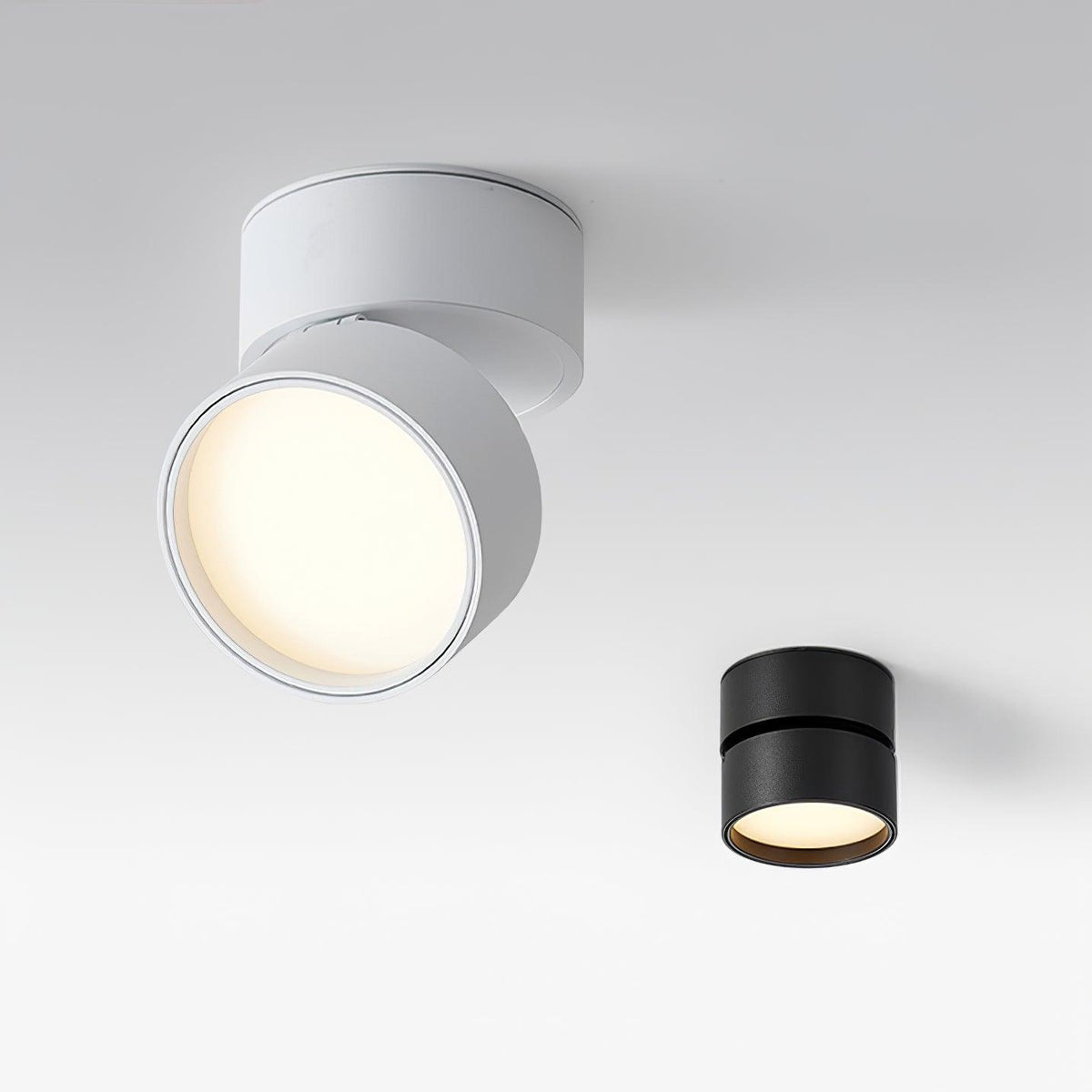 Loftlampe | Overflademonteret LED Lampe Med Matteret Diffuser | Lav Profil Til Indendørs Rum | Vanero