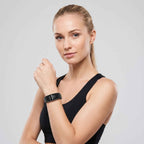 Smart Aktivitetsarmbånd | 0.96-Tommer OLED-Skærm & Bluetooth 4.0 | Aktivitets- Søvn- & Smartphone-Notifikationstracker | Vanero