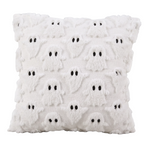Halloween Pudecover | Spøgelse- & Græskarmønster | Polyester-Bomuld Dekorativt Pudebetræk Til Sofa, Seng & Sæsonpynt | Vanero
