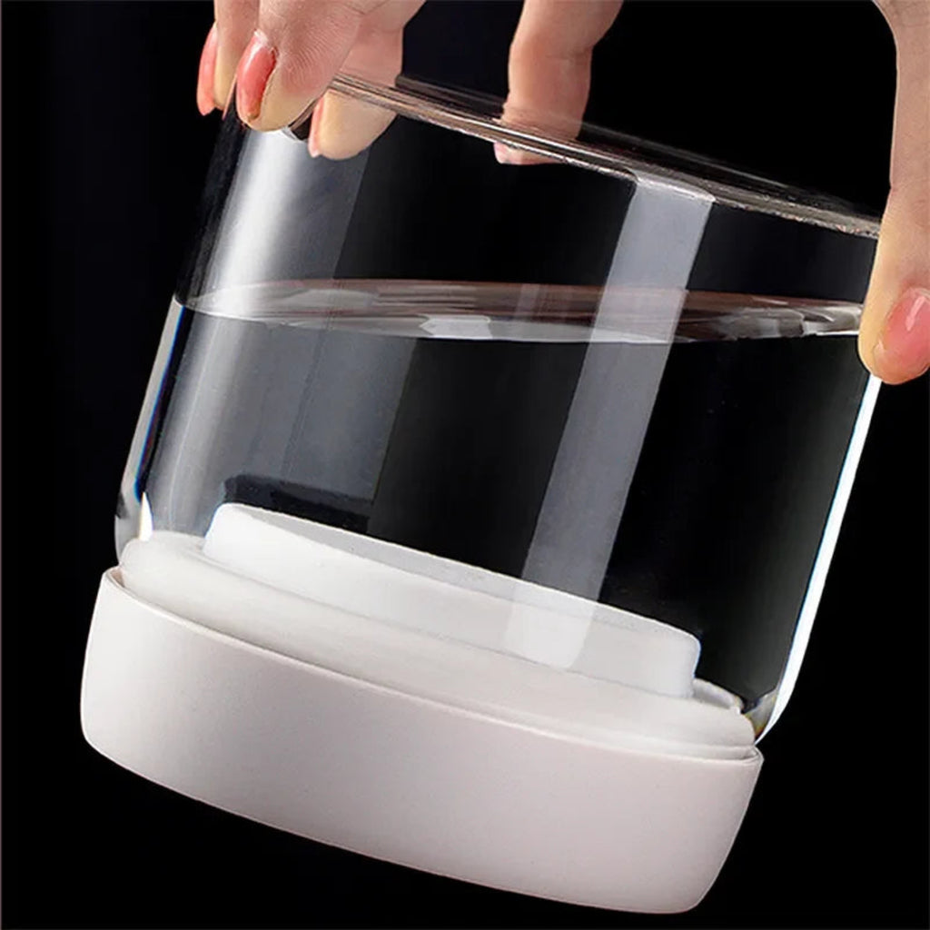 Glasbeholder Til Kaffe | Borosilikatglas & Lufttæt Vakuumlåg | Transparent Opbevaringsglas Til Kaffebønner & Tørvarer | Vanero