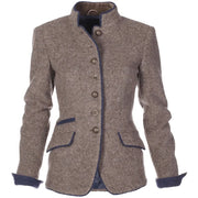 Danica Bomulds- & Polyesterblanding | Skræddersyet Pasform Blazer | Knaplukning til Arbejde, Hverdagsbrug & Arrangementer | Vanero