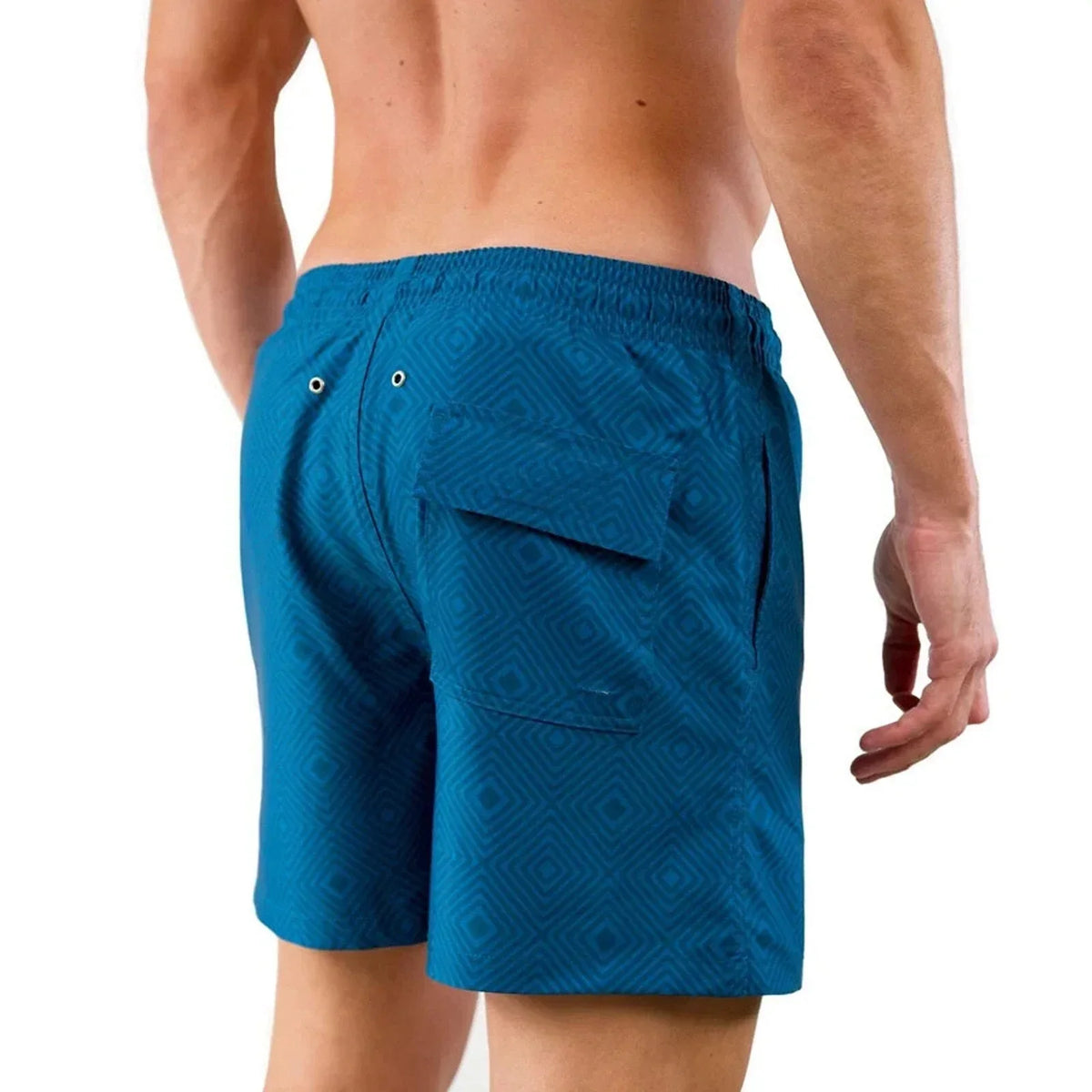 Herre 2 I 1 Badeshorts | Hurtigttørrende Badebukser Med Kompressionsindershorts Og Lynlåslommer | Vanero