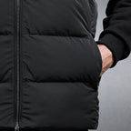 Herre Vadderet Vintervest i Polyester | Ærmeløs Pasform & Lynlåslukning | Lagvest Til Hverdagsbrug i Koldt Vejr | Vanero