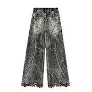 Herre Baggy Jeans Denim | Afslappet Pasform Fritidsbukser | Vintageinspireret Design Til Streetwear & Hverdagsbrug | Vanero