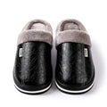 Forede PU-Lædertoffler | Syntetisk Kunstpelsfor & Struktureret Grebssål | Slip-On Fodtøj Til Voksne & Børn | Vanero