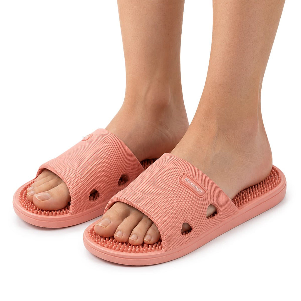 PVC Slip-On Sandaler | Hævet Struktureret Fodseng & Fleksibel Sål | Vaskbart Fodtøj Til Indendørs & Udendørs Brug | Vanero