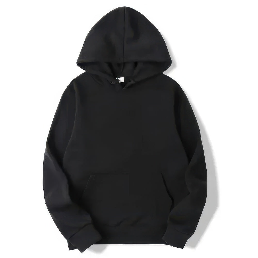 Pullover Hoodie | Justerbar Hætte & Kængurulomme | Langærmet Sweatshirt Med Ribbede Manchetter Til Hverdag & Fritid | Vanero