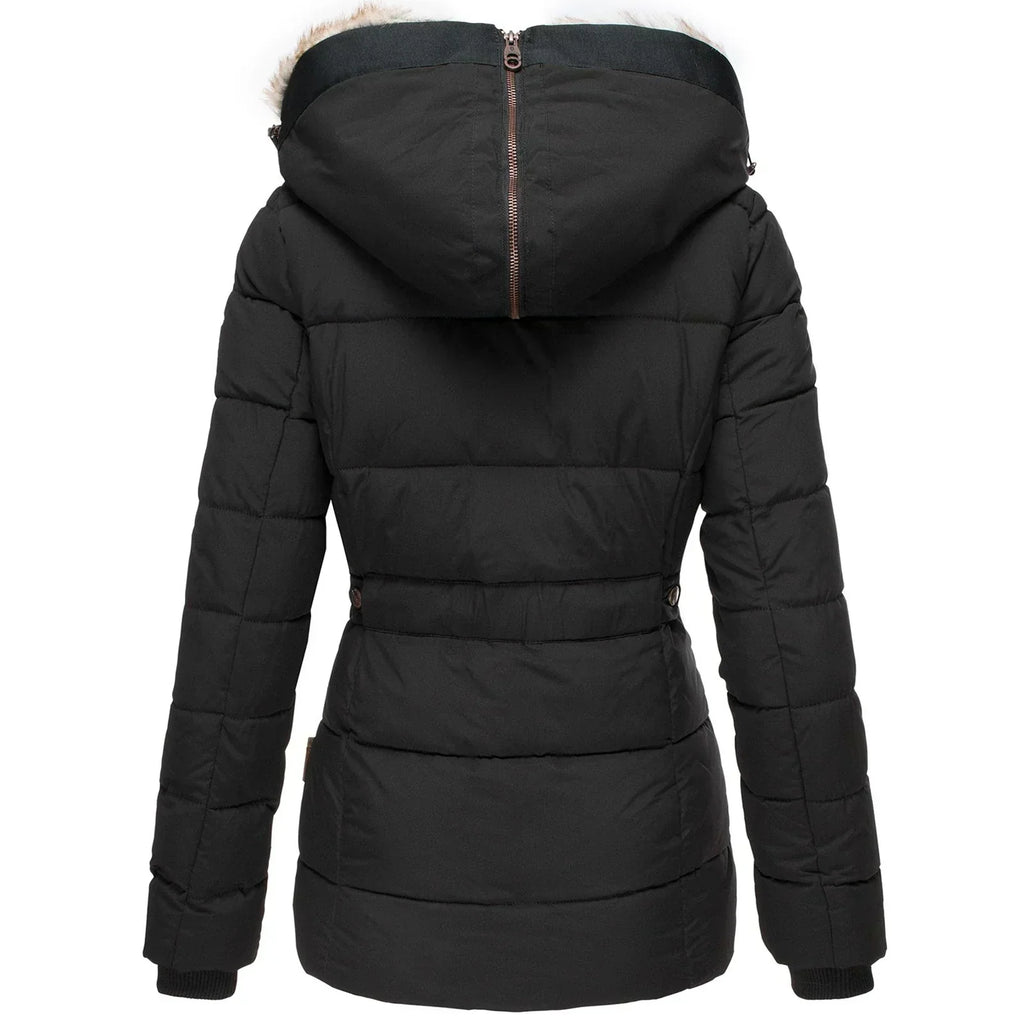 Aisa Uldblanding & Polyester | Regular Fit Lang Vinterfrakke | Foret Konstruktion til Kølige Dage & Daglig Brug | Vanero