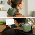Genopladeligt Massageapparat | Vibration, Tryk & Varmefunktion | USB-C Massager Til Nakke, Ryg, Arme & Ben | Vanero