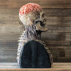 Halloween Skelet Gysermaske | Latexkonstruktion & Detaljeret Kraniedesign | Kostumemaske Til Fester & Temabegivenheder | Vanero