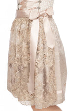 Dame Oktoberfest Kjole i Polyester | Traditionelt Outfit Med Forklæde & Bluse | Til Festival & Kulturarrangement | Vanero
