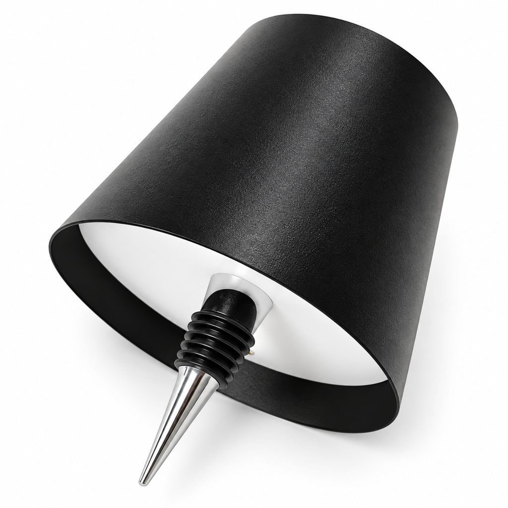 Trådløs LED-Flaskelampe | USB-Opladning & Touch-Betjening | Justerbar Lysstyrke Med Flasketopdesign Til Indendørs Belysning | Vanero
