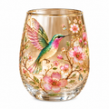Dekorativt Drikkeglas | Blomstermønster & Filigranlignende Detaljer | Formet Glas Til Borddekoration & Servering Af Drikke | Vanero