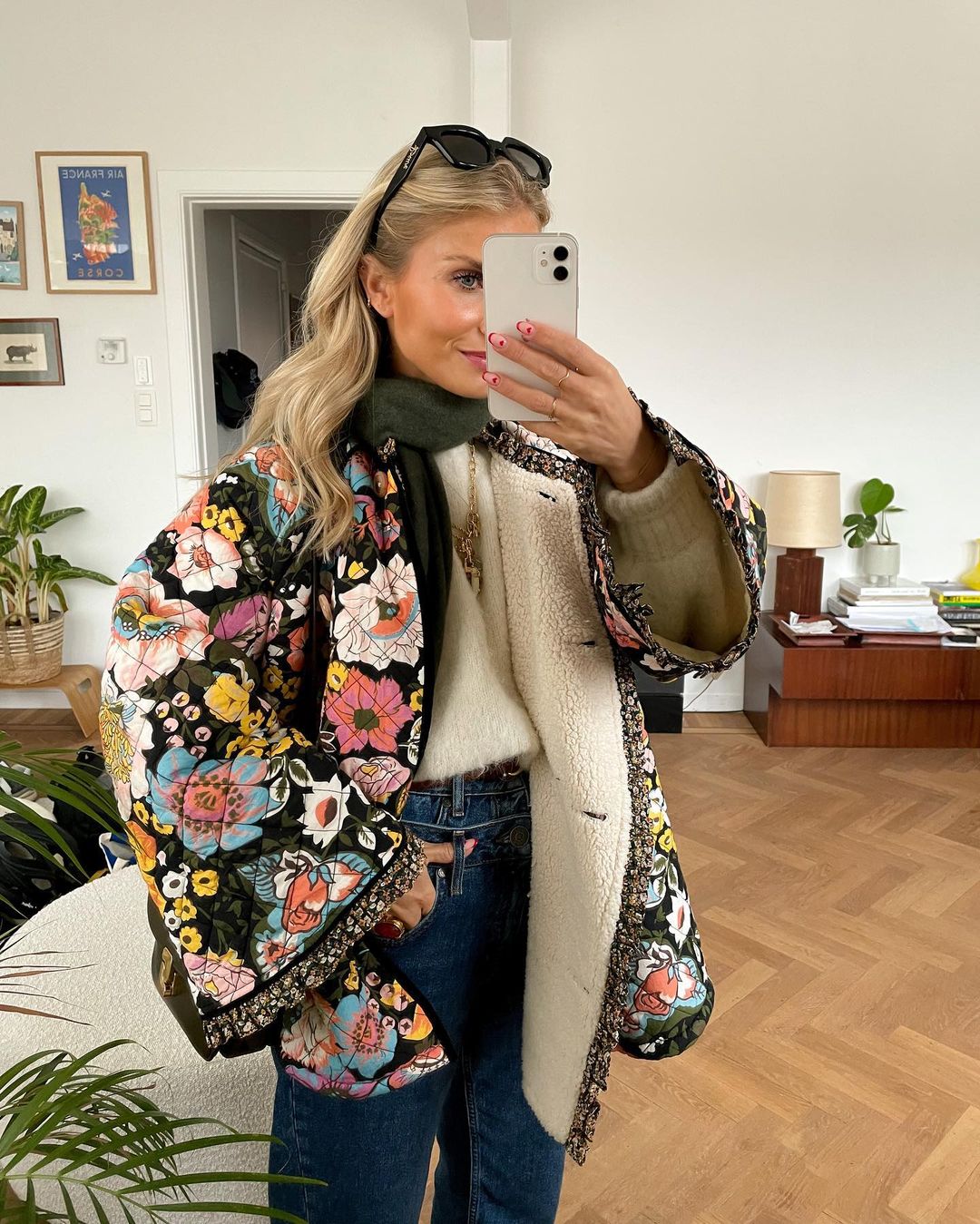 Bohemejakke Polyesterblanding | Oversized Pasform Vendbar Jakke | Reversibelt Design til Lag-På-Lag Styling & Hverdagsbrug | Vanero