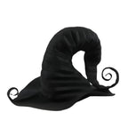 Unisex Sort Heksehat | Mørk Forbandelse-Inspireret Kostumedesign | Halloween Tilbehør Til Fester, Cosplay & Temaevents | Vanero