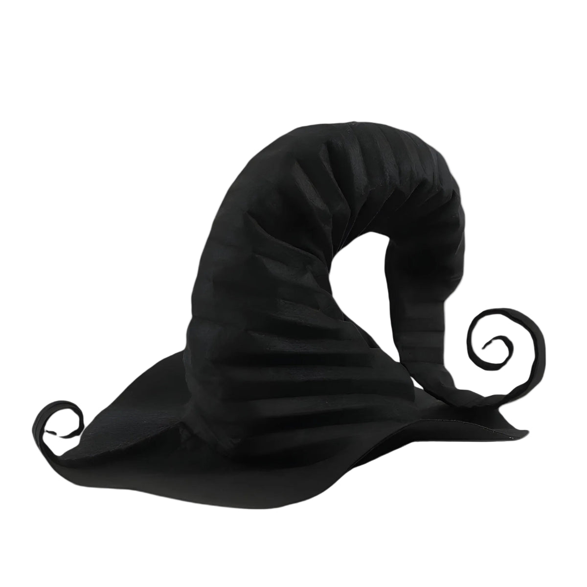 Unisex Sort Heksehat | Mørk Forbandelse-Inspireret Kostumedesign | Halloween Tilbehør Til Fester, Cosplay & Temaevents | Vanero