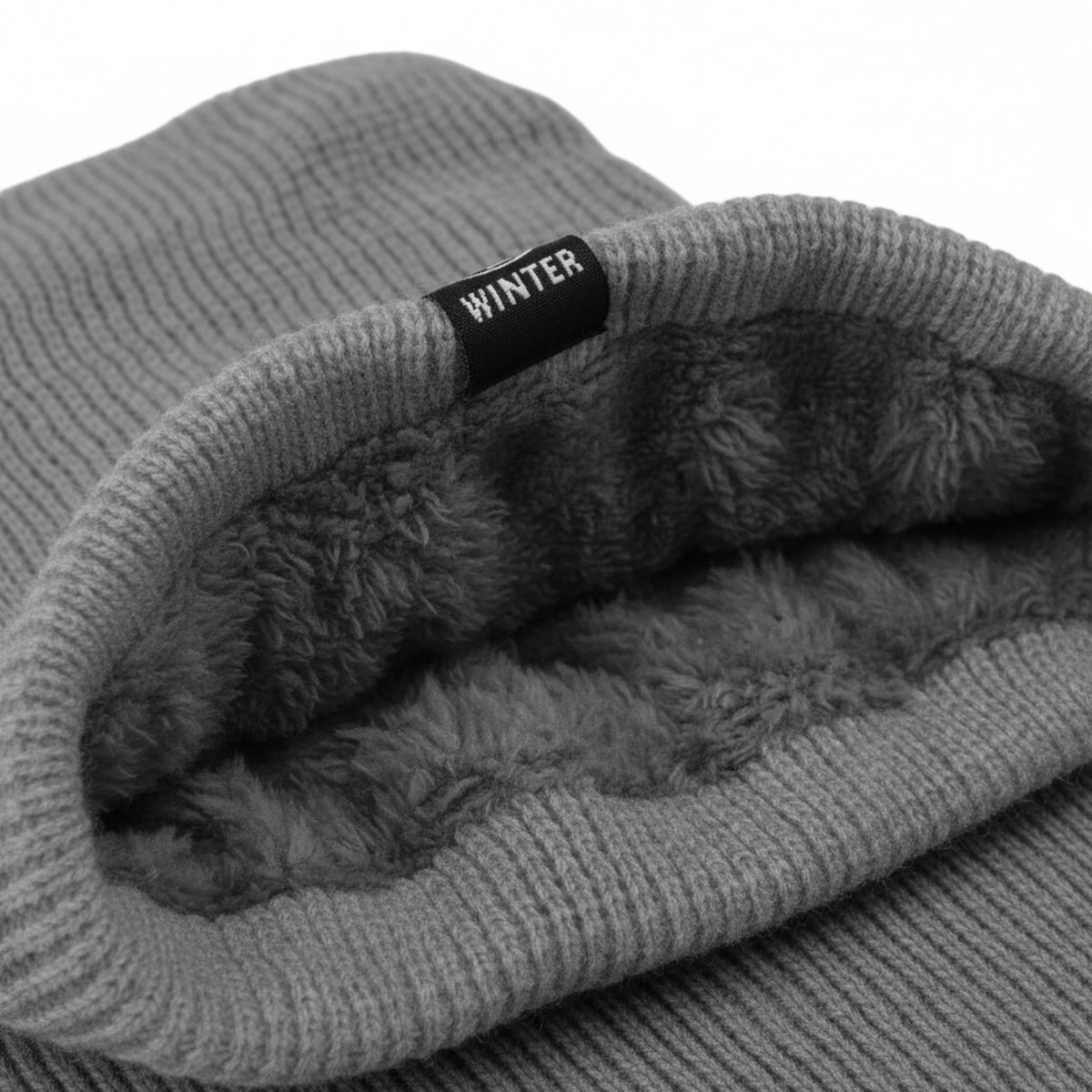 Plys Vinter Snood | Design Med Ansigts- & Halsdækning | Tykt Gult Ringtørklæde Til Daglig Lag-På-Lag i Koldt Vejr | Vanero
