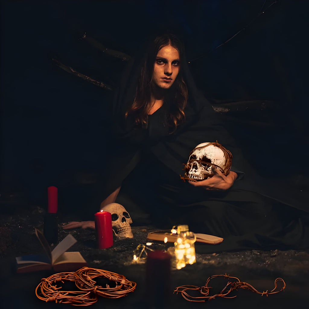 Halloween Pigtrådsdekoration | Rustlook & Fleksibel Plast | Western Dekoration Til Spøgelseshus, Fest & Temadekor | Vanero