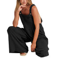 Dame Jumpsuit | Polyester Jumpsuit Med Elastisk Talje Og Bæltedetalje | Hverdagsbrug Og Ferie | Vanero