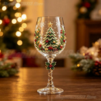 Juleglas-Sæt | Drikkeglas Med Julemand, Rensdyr & Snemandsmotiver | Dekorative Glas Til Julebord & Festlige Samlinger | Vanero