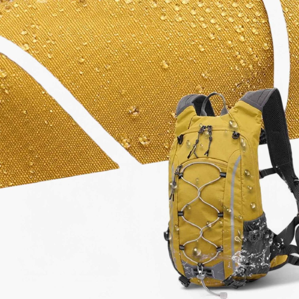 Vandrerygsæk Til Herre 20L | Let Nylon & Justerbare Skulderstropper | Vandafvisende Rygsæk Til Cykling & Trekking | Vanero