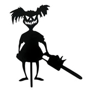 Halloween Haveskilt i Metal | Drenge- eller Pigefigur Design | Jordspyd Dekoration Til Græsplæne, Terrasse & Indkørsel | Vanero