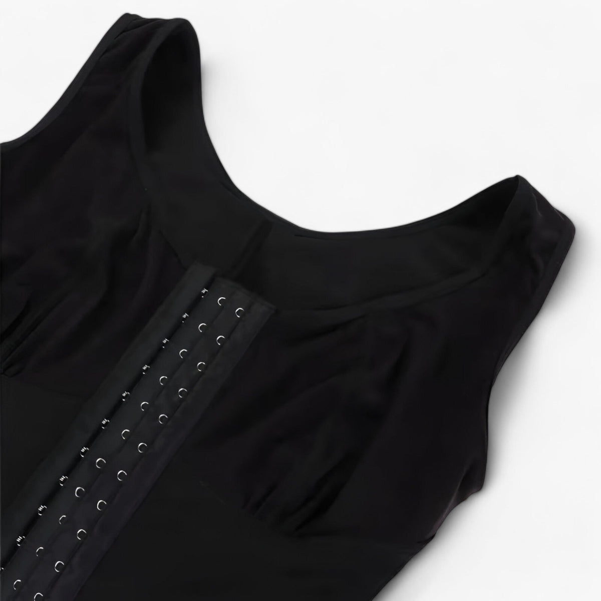 Shapewear-Bodysuit Til Dame | Kompressionspaneler & Korset-Inspireret Design | Sort Baselayer Til Hverdagsbrug | Vanero