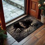 Halloween Dørmåtte | Polyesterfiber Med 3D-Optisk Illusion | Rektangulær 40 × 60 cm Gulvmåtte Til Indendørs Indgange | Vanero