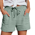 Dame Shorts Bomuld | Løs Pasform Shorts | Elastisk Talje og Lommer til Hverdags- og Fritidsbrug | Vanero